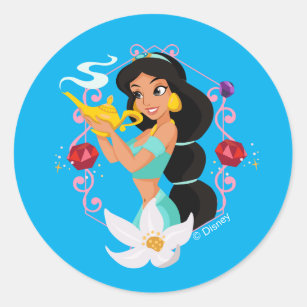 Jasmine and Aladdin Disney Wedding Day Bride Shoe Vinyl Decals Sticker Princess 