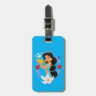 Princess Jasmine With Magic Lamp Luggage Tag