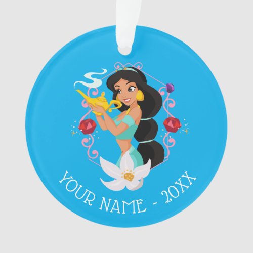 Princess Jasmine With Magic Lamp Ornament