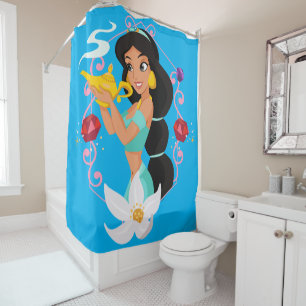 Princess Jasmine With Magic Lamp Shower Curtain