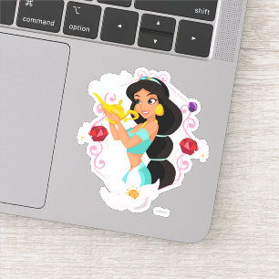 Princess Jasmine With Magic Lamp Sticker