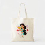 Princess Jasmine With Magic Lamp Tote Bag
