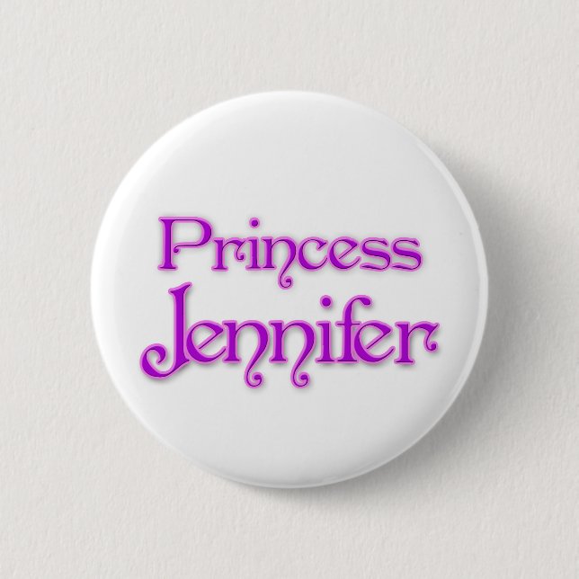 Princess Jennifer Button (Front)