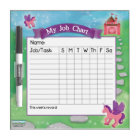 Princess Job Chart Dry Erase Board