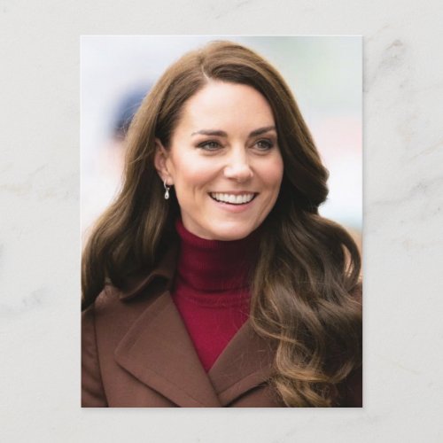 Princess Kate brown stylized  Postcard