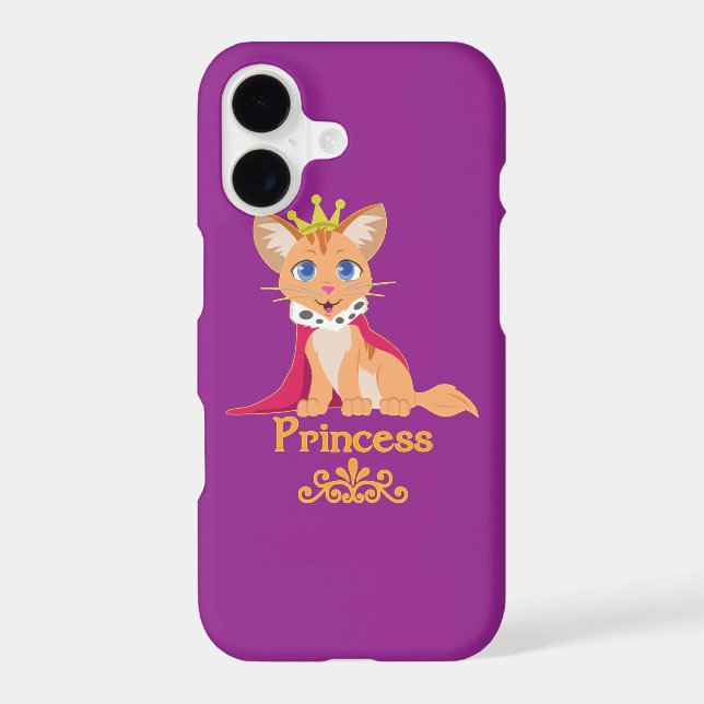 Princess Kitten Iphone Case (Back)