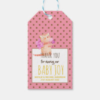 Princess Kitten Is The Cats Meow Girls Pink Shower Gift Tags