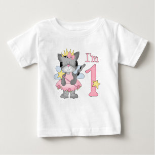Princess Kitty 1st Birthday Baby T-Shirt