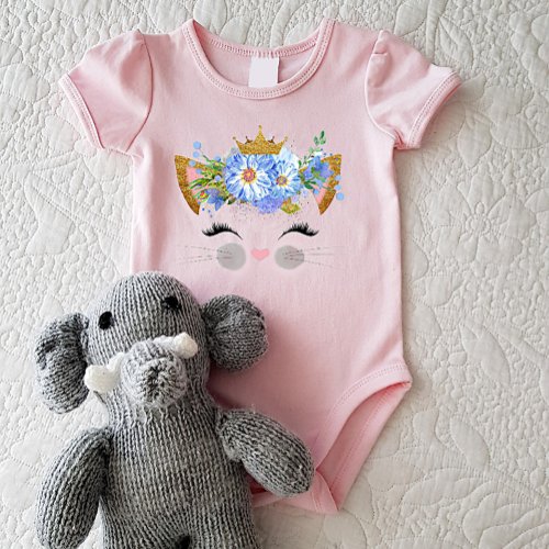 Princess Kitty Baby Baby Bodysuit