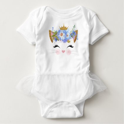 Princess Kitty Baby Tutu Bodysuit