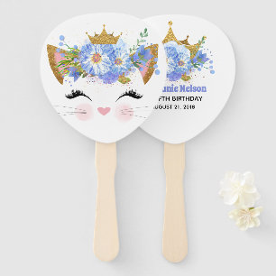 Princess Kitty Birthday Party Fan