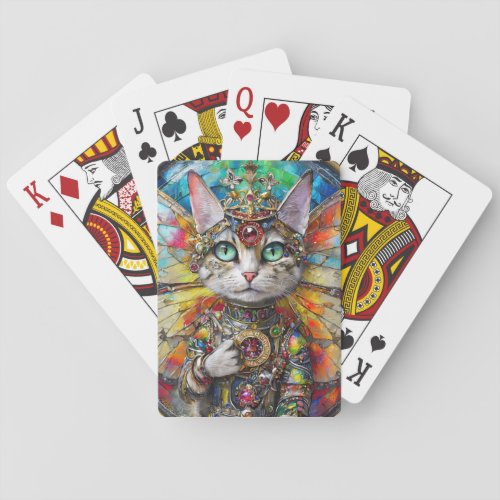 Princess Kitty Cat of the Butterfly Wing Brigade Poker Cards