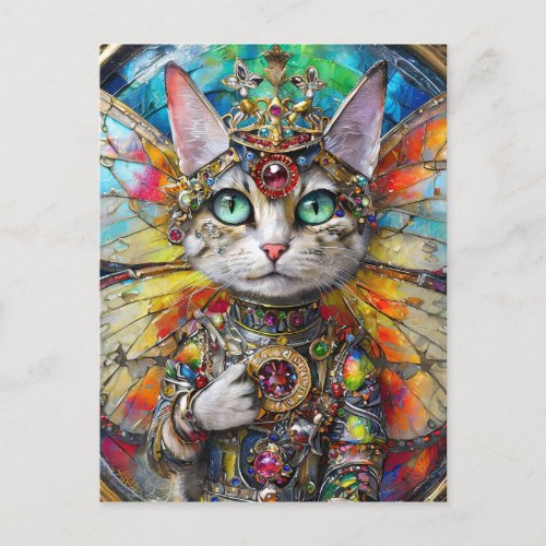 Princess Kitty Cat of the Butterfly Wing Brigade Postcard