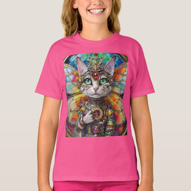 Princess Kitty Cat of the Butterfly Wing Brigade T-Shirt (Front)