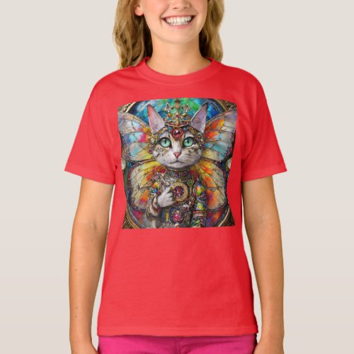 Princess Kitty Cat of the Butterfly Wing Brigade T_Shirt