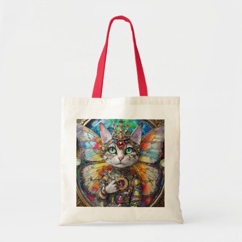 Princess Kitty Cat of the Butterfly Wing Brigade Tote Bag