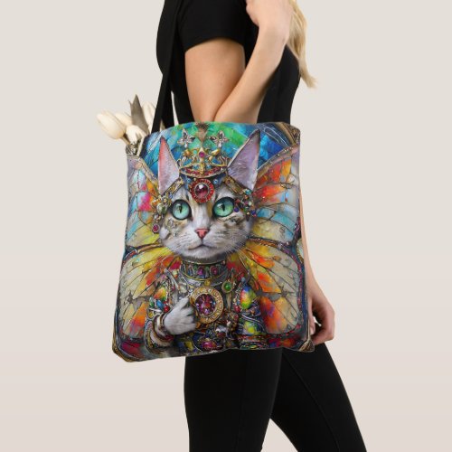 Princess Kitty Cat of the Butterfly Wing Brigade Tote Bag