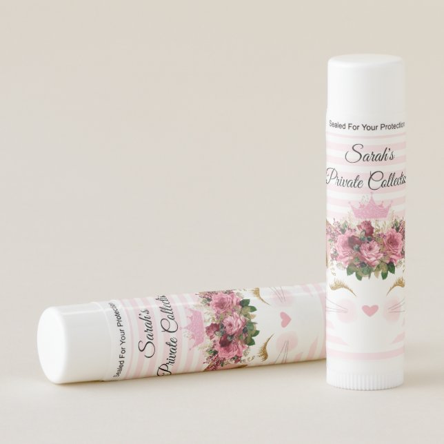 Princess Kitty Personalized Lip Balm (Front)