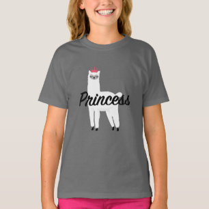 Princess Lama Design - Girls' Fine Jersey T-Shirt