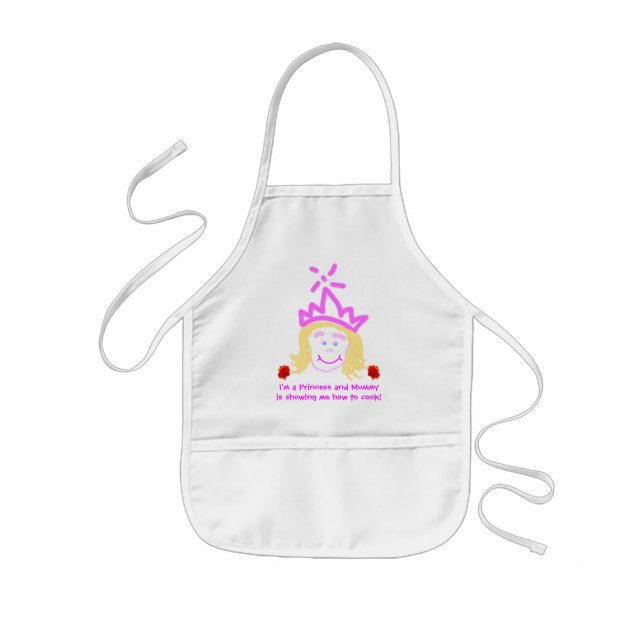 Princess Learning To Cook apron (Front)