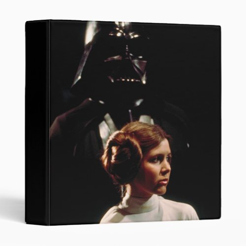 Princess Leia and Darth Vader Photo 3 Ring Binder