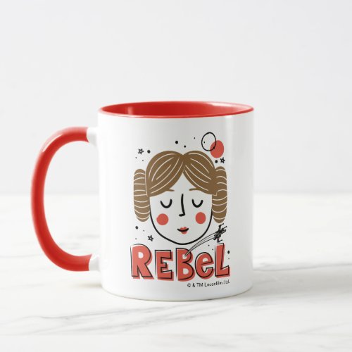 Princess Leia Doodle Mug