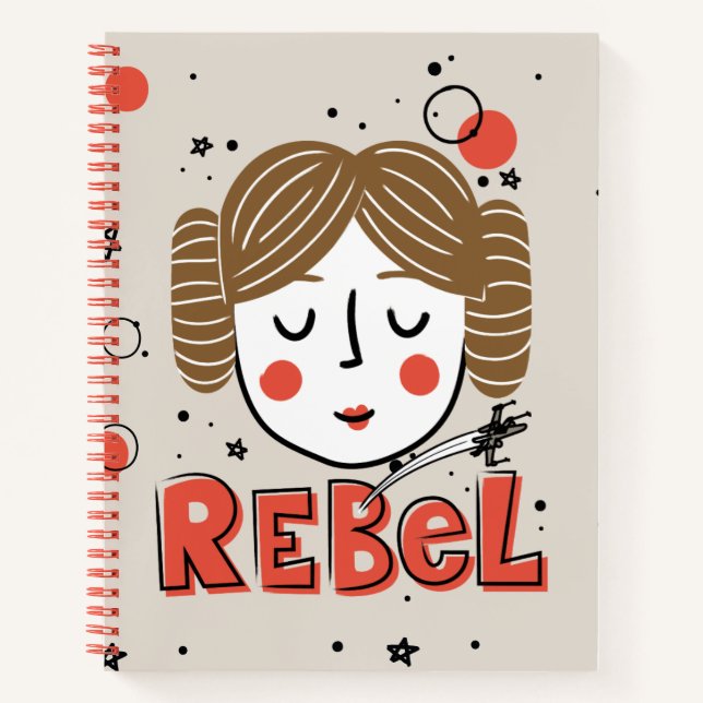 Princess Leia Doodle Notebook (Front)