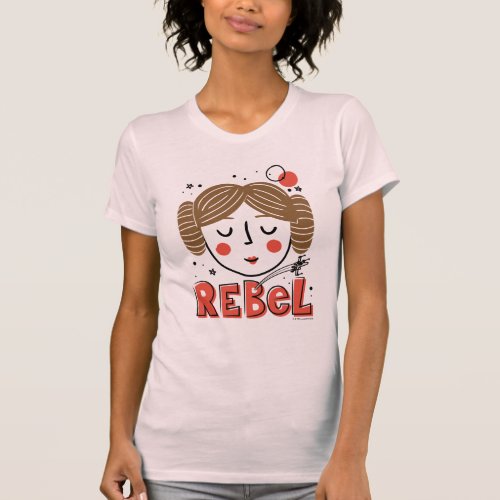 Princess Leia Doodle T_Shirt