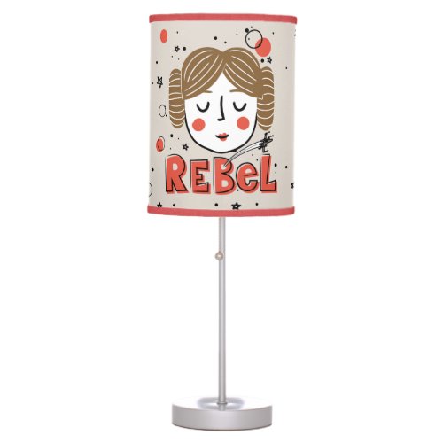 Princess Leia Doodle Table Lamp