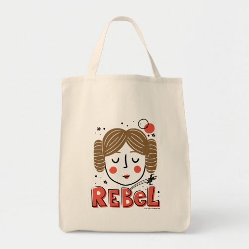 Princess Leia Doodle Tote Bag