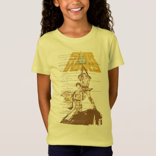 Princess Leia  Luke Skywalker  Unscripted Poster T_Shirt