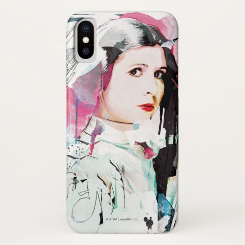 Princess Leia  Rebel Collage iPhone X Case