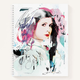 Princess Leia Rebel Collage Notebook