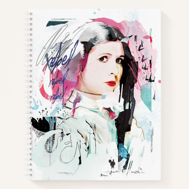 Princess Leia | Rebel Collage Notebook (Front)