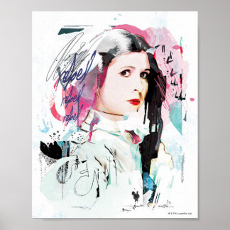 Princess Leia | Rebel Collage Poster