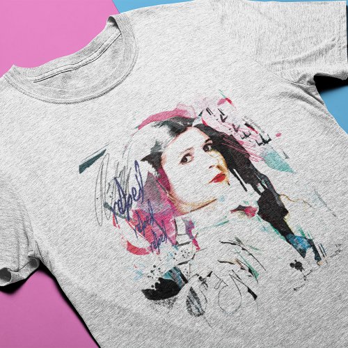 Princess Leia  Rebel Collage T_Shirt