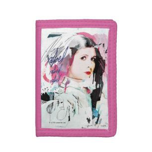 Princess Leia Rebel Collage Trifold Wallet