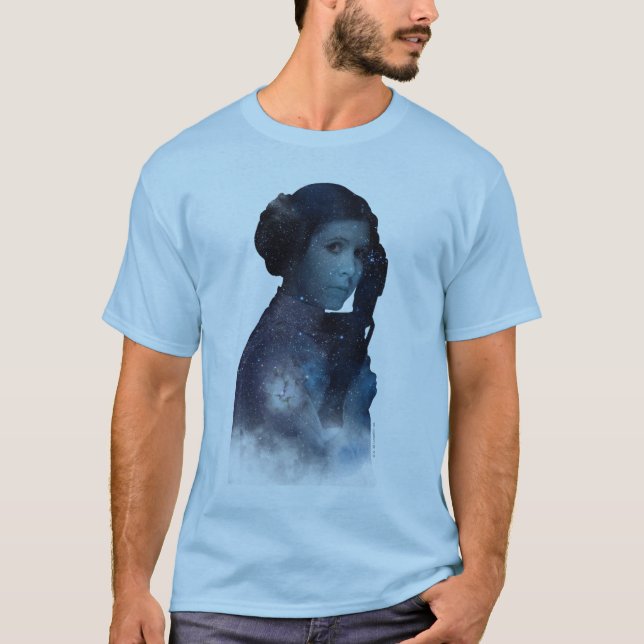 Princess Leia | Space Silhouette T-Shirt (Front)