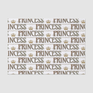 PRINCESS Lettering  - Elegant Rich Royal Tissue Paper