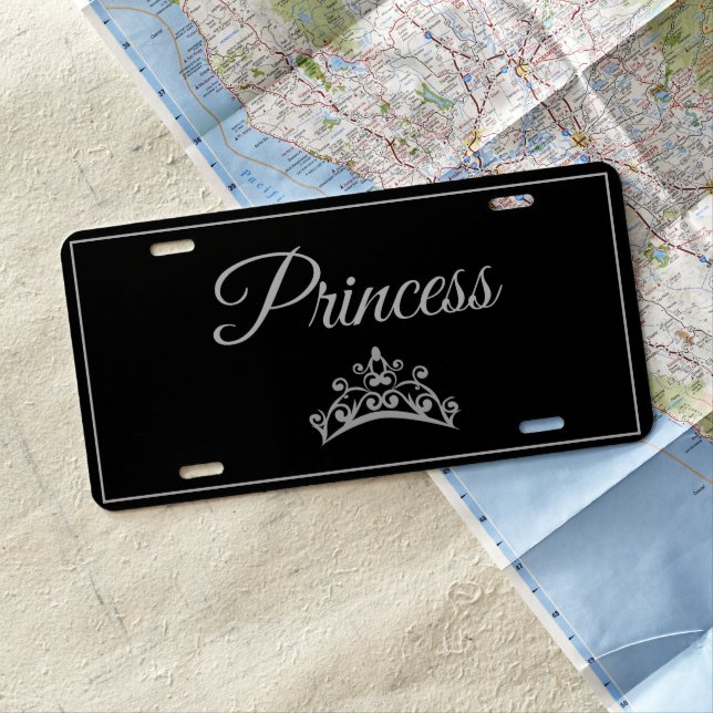 Princess License Plate (In Situ)