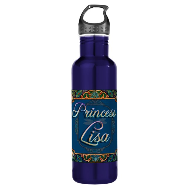 Princess Lisa Water Bottle (Front)