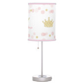 Princess Little Girl's Room Table Lamp Pink Gold (Right)