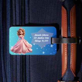 Princess Luggage Tag