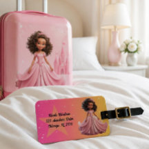 Princess Luggage Tag