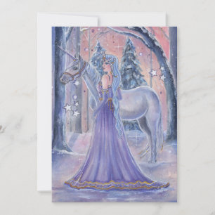 Princess Lumi with Unicorn art By Renee Lavoie