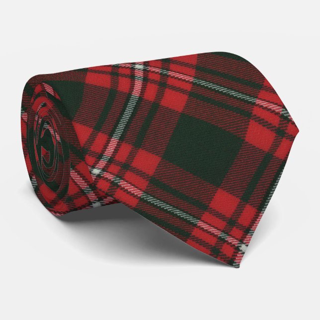 Princess Margaret Rose Modern Scottish Tartan Neck Tie (Rolled)