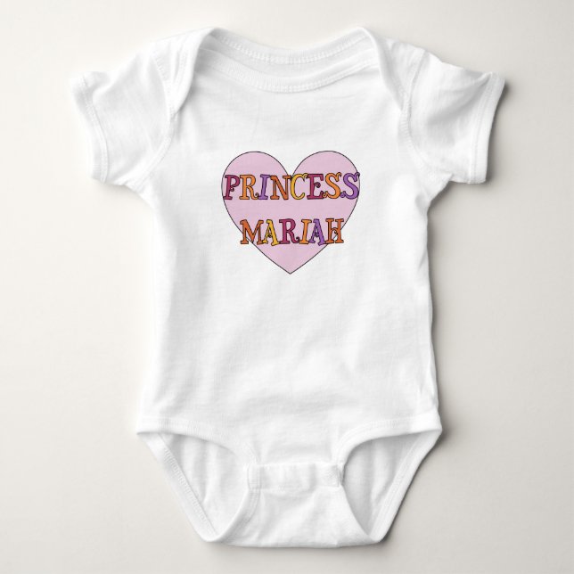Princess Mariah Baby Outfit Baby Bodysuit (Front)
