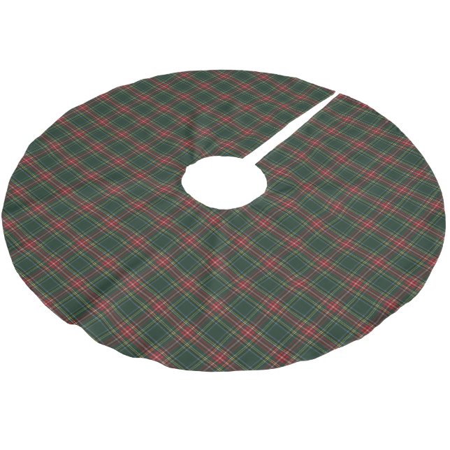 Princess Mary Scottish Tartan Brushed Polyester Tree Skirt (Angled)