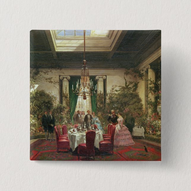 Princess Mathilde's Salle-a-Manger Button (Front)