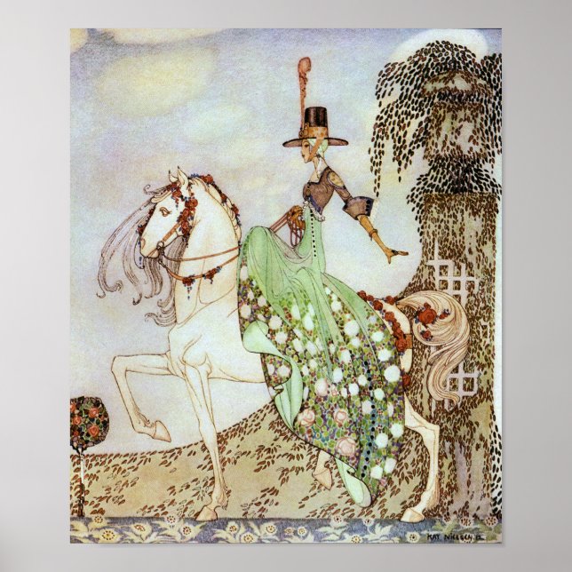 Princess Minon Minette Kay Nielsen Fine Art Poster (Front)